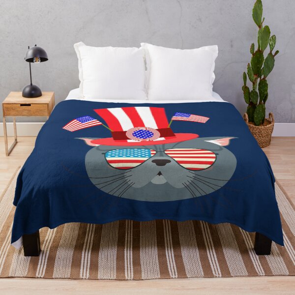 Item preview, Mericat, merica, FOURTH OF JULY, designed and sold by fluffyfriends.