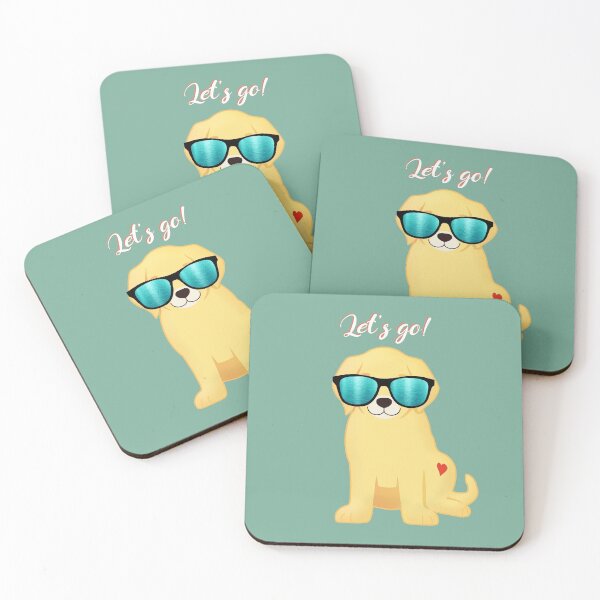 Item preview, Let's go with my puppy in sunglasses designed and sold by AlexSin.