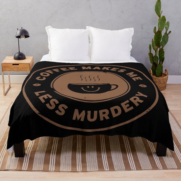 Item preview, Coffee Makes Me Less Murdery 1 designed and sold by art-by-gui.