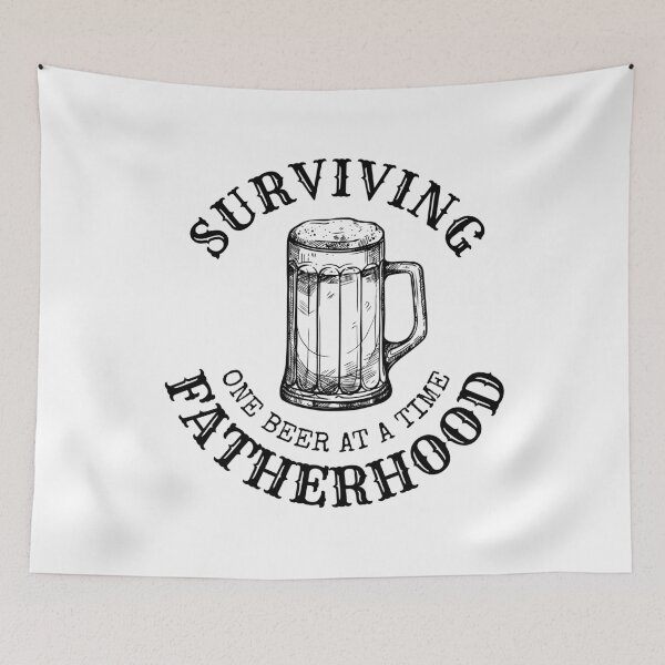 Item preview, Surviving Fatherhood one beer at a time, Beer lover, Dad Bod, Dad beer designed and sold by Lekrock.