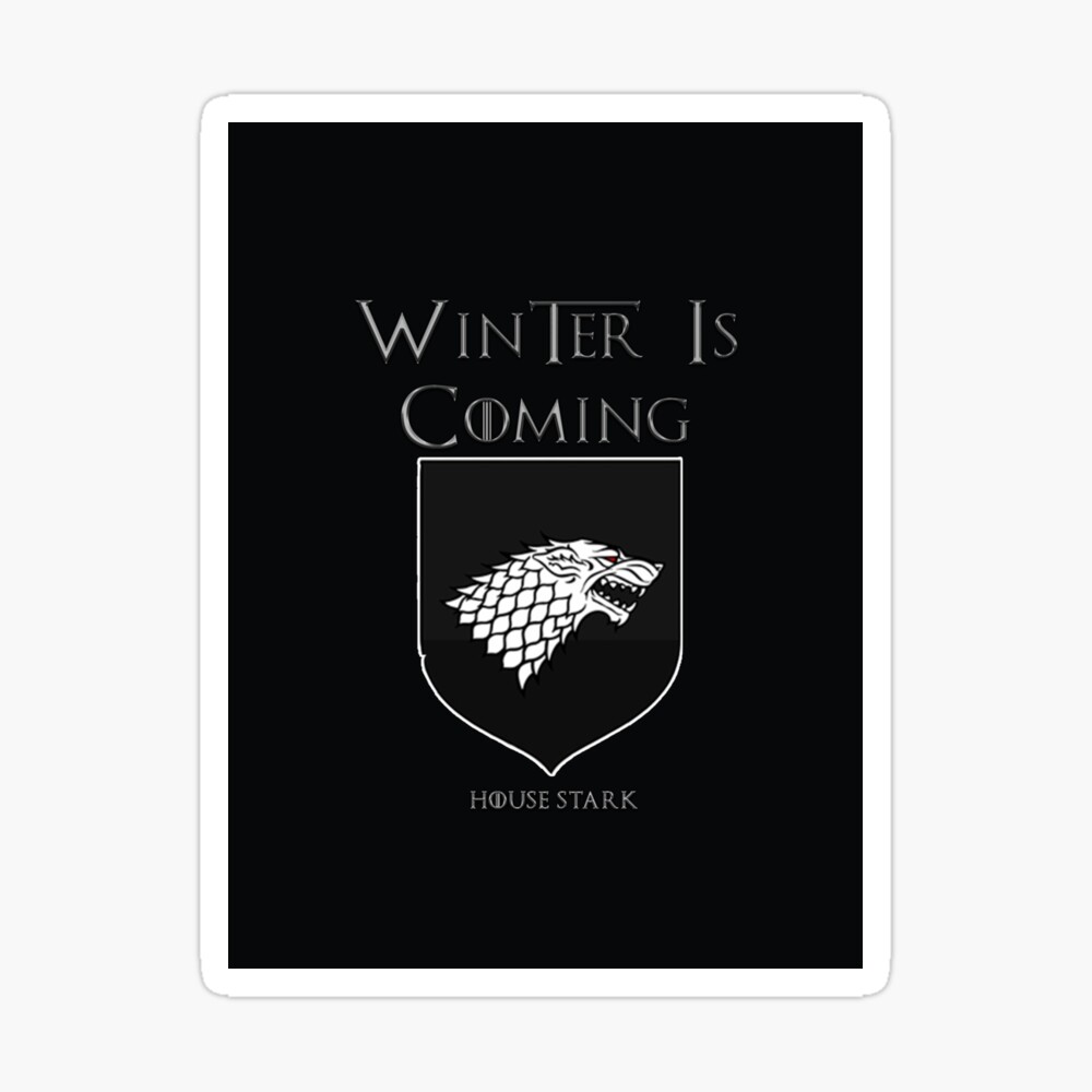 Game of Thrones House Stark Sigil Image Logo Peel Off Sticker