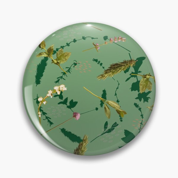 Item preview, Herbspiral garden pattern in green designed and sold by Breurs.
