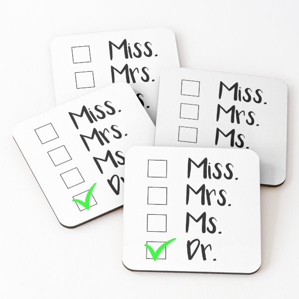 Item preview, It's Miss Ms Mrs Dr Actually, Phd Graduation Gift, Graduation, Doctorate Gift, Birthday Present, Doctor Birthday Present, Phd Gift. designed and sold by IMAD BI.