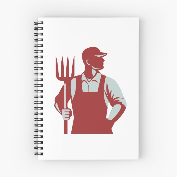 Item preview, Organic Farmer Pitchfork Retro designed and sold by patrimonio.