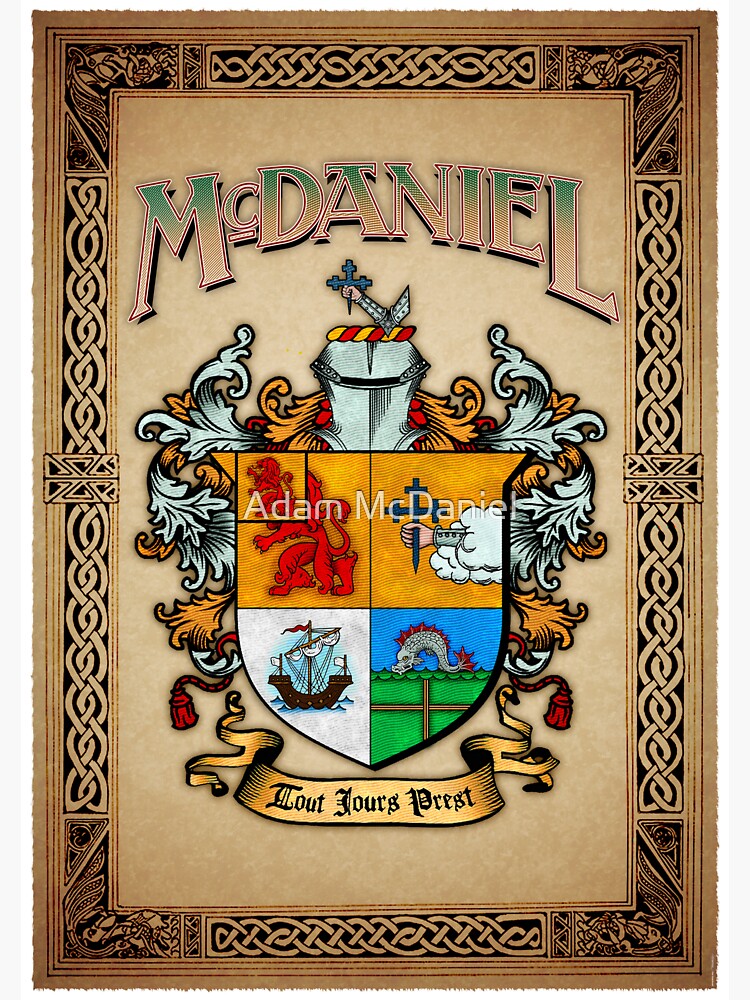 McDaniel coat of arms by amcdanny