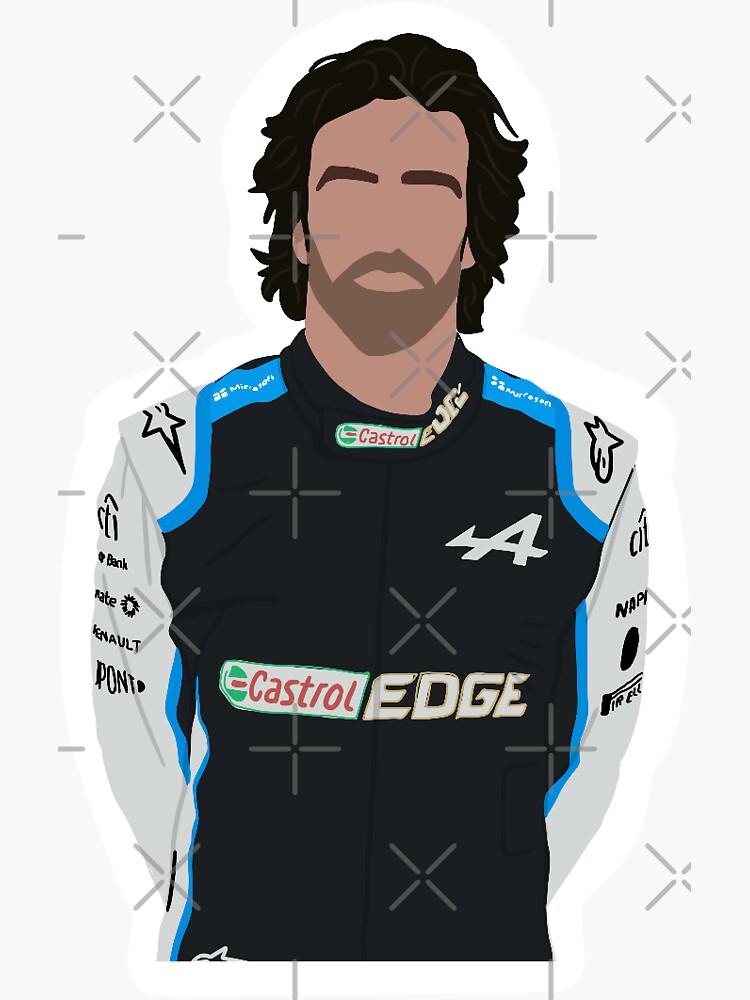 Fernando Alonso 2021 Team T-shirt - Alpine F1