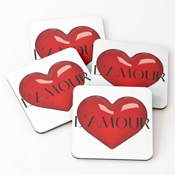 Item preview, L'AMOUR, LOVE HEART, HEART MEME, FRENCH LOVE, ROMANTIC MEME,  designed and sold by R B Chrystal.