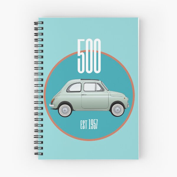 Item preview, Fiat 500 vintage car teal blue design designed and sold by MiloHarris.