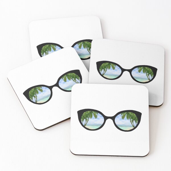 Item preview, Summer Sun on the Beach Sunglasses designed and sold by SavageMyrtle.
