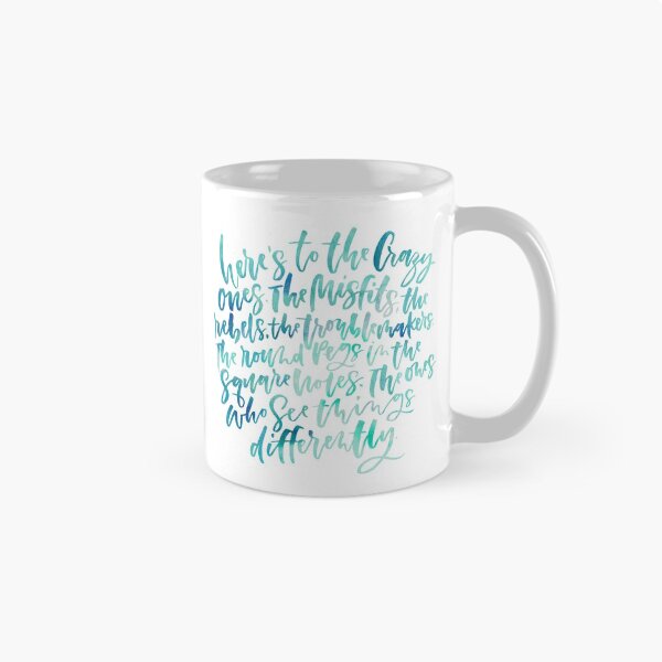 Item preview, Hand lettered "Here's to the Crazy Ones" designed and sold by Lori P.