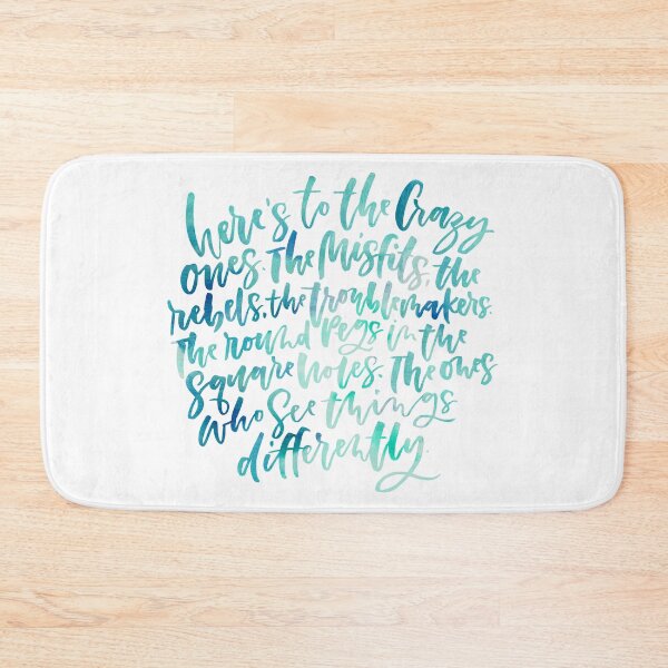 Item preview, Hand lettered "Here's to the Crazy Ones" designed and sold by Lori P.