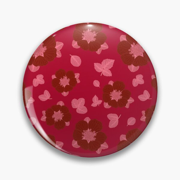 Item preview, Red florals designed and sold by IndieSkyDesign.
