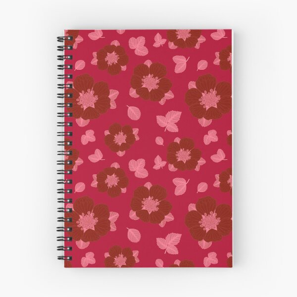 Item preview, Red florals designed and sold by IndieSkyDesign.