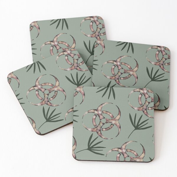 Item preview, Floral Biohazard Pattern designed and sold by TheLoyalSpade.