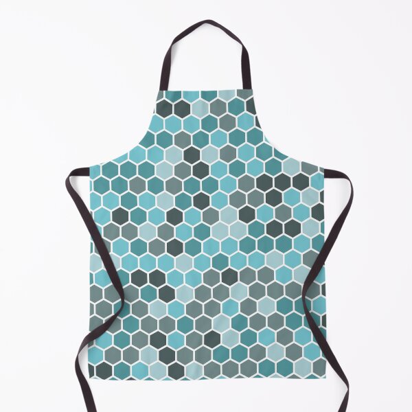 Item preview, Hexagon Aegean Teal Color trend for 2021 designed and sold by YYZDesign.
