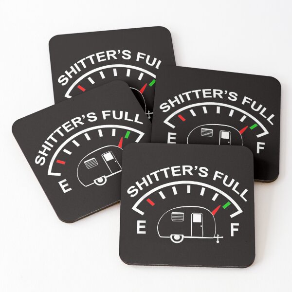 Item preview, Shitters Full Funny Camper RV Camping Summer designed and sold by travellb.