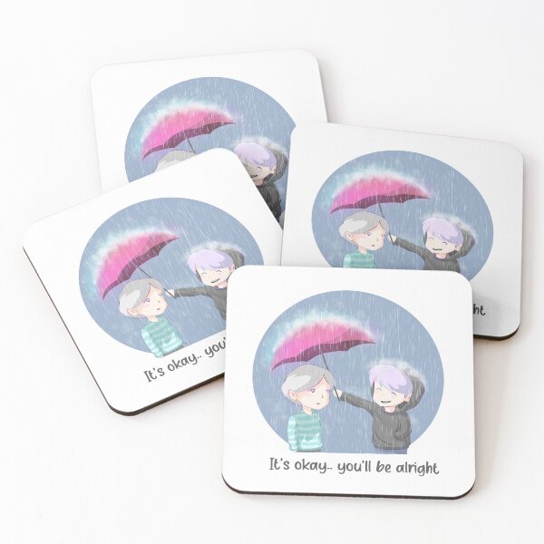 Item preview, Its okay you will be alright cute characters designed and sold by ohmyjek.