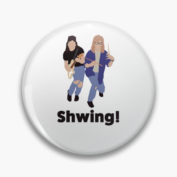 Item preview, Wayne's World Minimal Style | Schwing! quote designed and sold by art-fox.