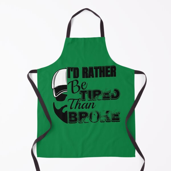 Item preview, Rather Be Tired Than Broke Hustle-Funny Trucker designed and sold by Mary Maple.