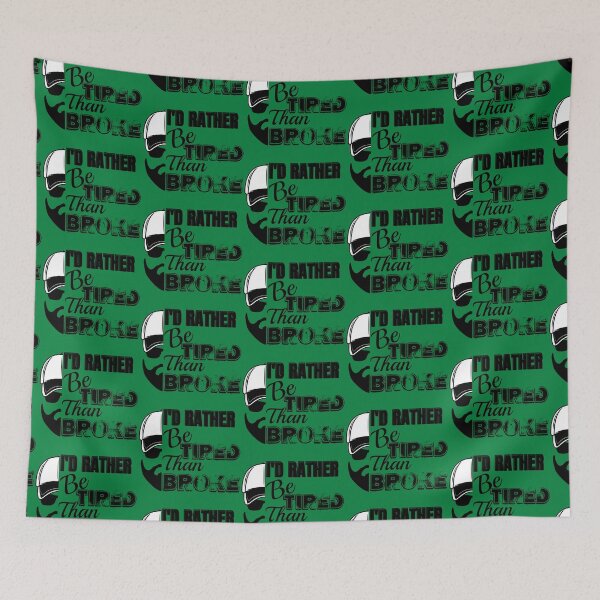 Item preview, Rather Be Tired Than Broke Hustle-Funny Trucker designed and sold by Mary Maple.