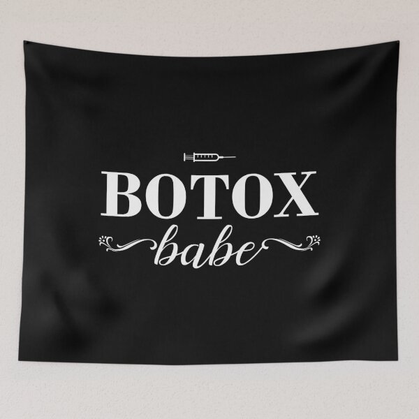 Item preview, Botox Babe Syringe Aesthetic Nurse Injector print designed and sold by jakehughes2015.