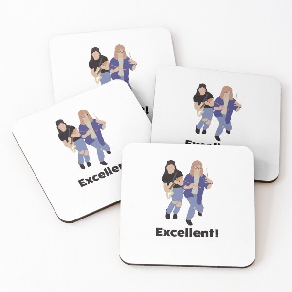 Item preview, Wayne's World Minimal Style | Excellent! quote designed and sold by art-fox.