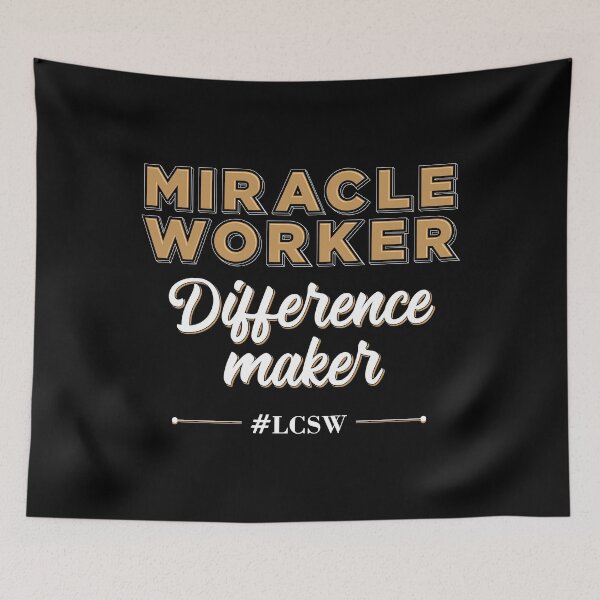 Item preview, Difference Maker LCSW Licensed Clinical Social Worker design designed and sold by jakehughes2015.