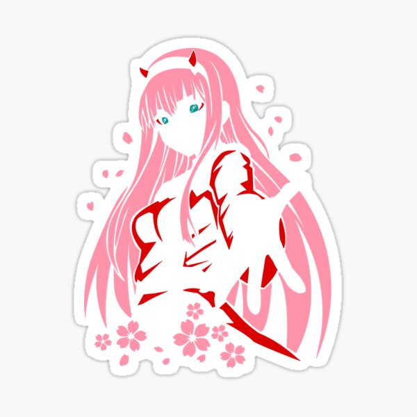 Zero Two - Liebling im Franxx | Perfektes Geschenk Sticker