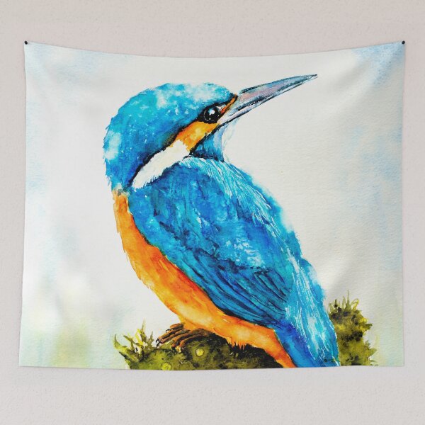 Item preview, KINGFISHER POISED designed and sold by carriemckenzie.