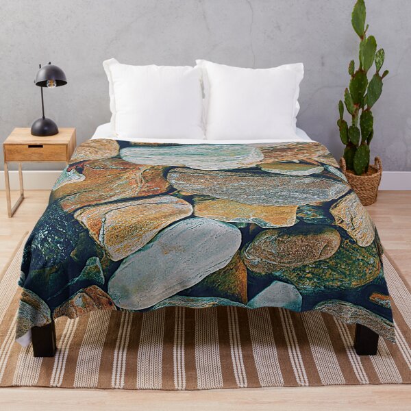 Item preview, Colorful Beach Stones Pattern, Beach Pebble Art designed and sold by Nature-Arts.