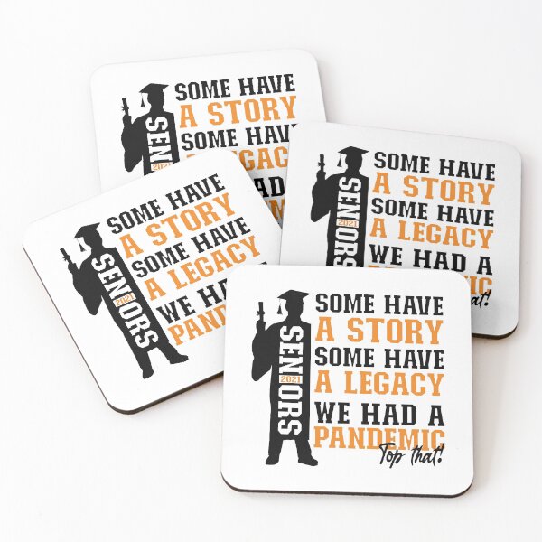 Item preview, Pandemic Graduation | Black And Orange Text Boys Funny Graduation designed and sold by Estrytee.