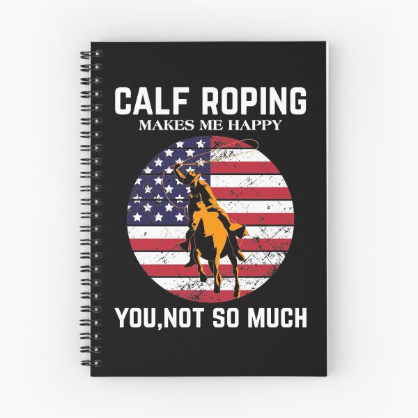 Item preview, Makes Me Happy Us Flag Patriotic Cowboy Calf Roping product designed and sold by jakehughes2015.