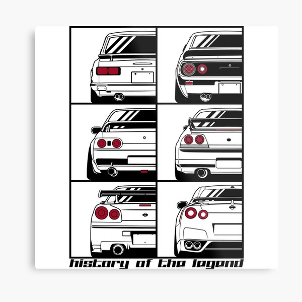 Skyline. History Metal Print