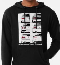 Evolution of Skyline GTR inspired Car Nismo Silhouette Hoodie Hooded Top