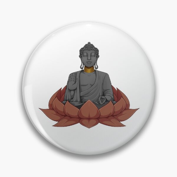 Item preview, Buddha on lotus flower designed and sold by jrjoseart.