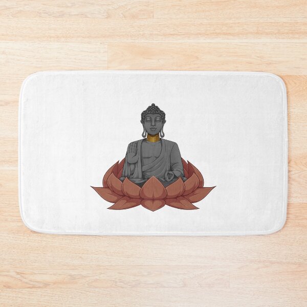 Item preview, Buddha on lotus flower designed and sold by jrjoseart.