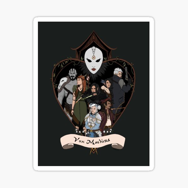 Thank you Vox Machina Sticker