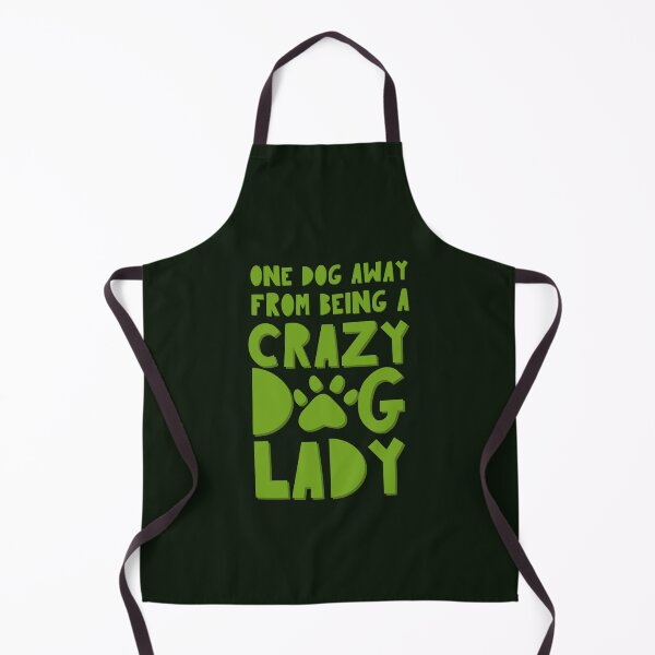Item preview, One Dog Away from Being a Crazy Dog Lady designed and sold by rebeccaldesigns.