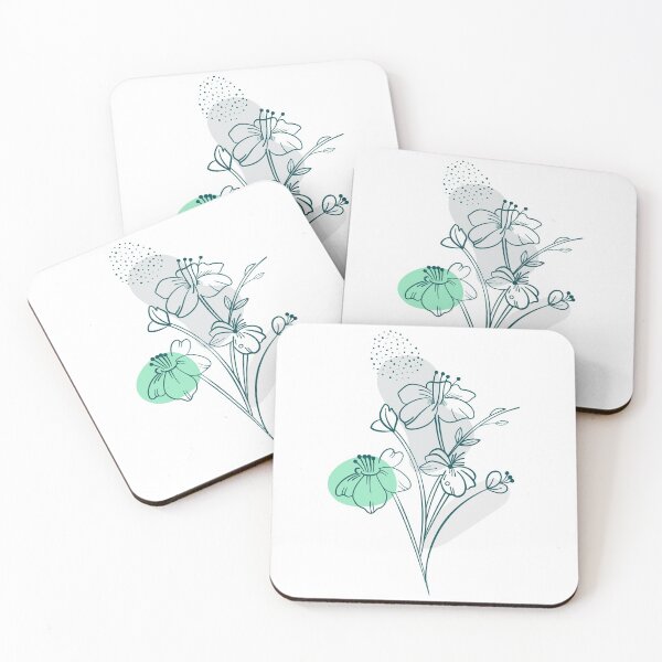 Item preview, Abstract Minimal Flower Line Art designed and sold by YaliliArt.
