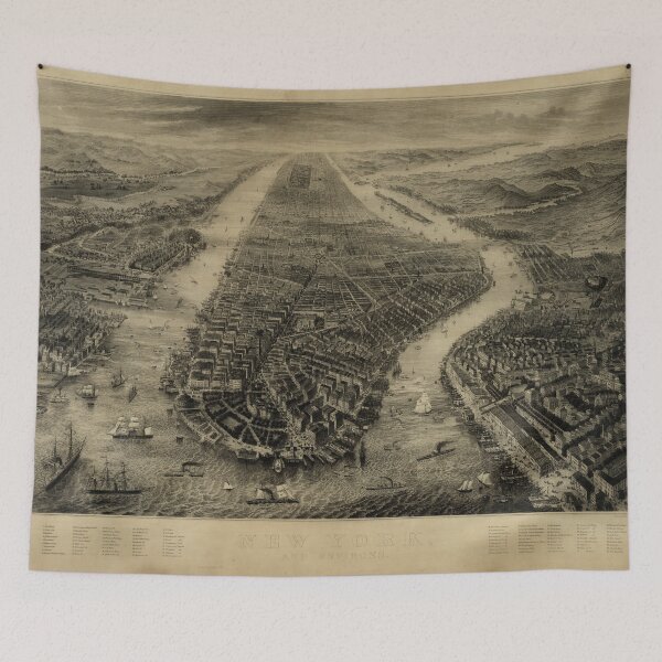 Aperçu de l'œuvre New York (1867) créée et vendue par allhistory.
