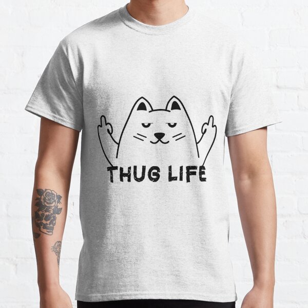 Cat t outlet shirt flipping off