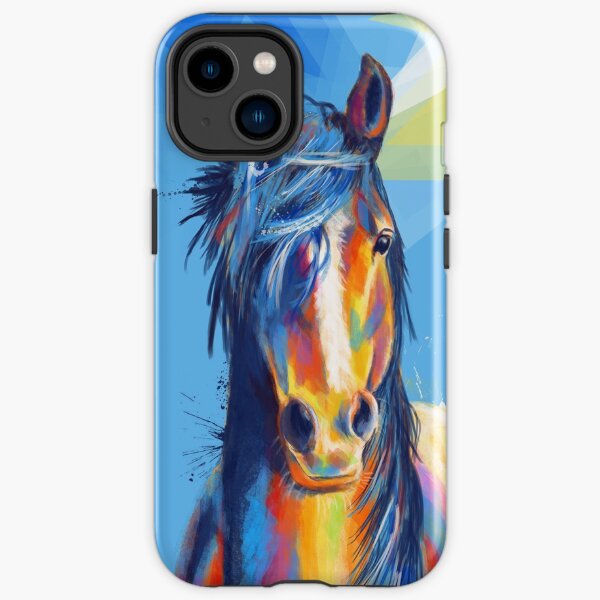 Horse Beauty - horse illustration, animal art iPhone Tough Case