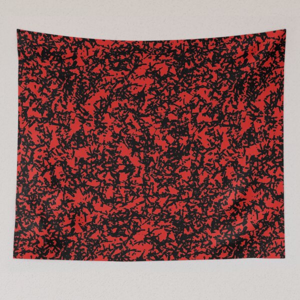 Item preview, Ciudad arenosa textura abstracta aleatoria rojo y negro designed and sold by Studio-C2.