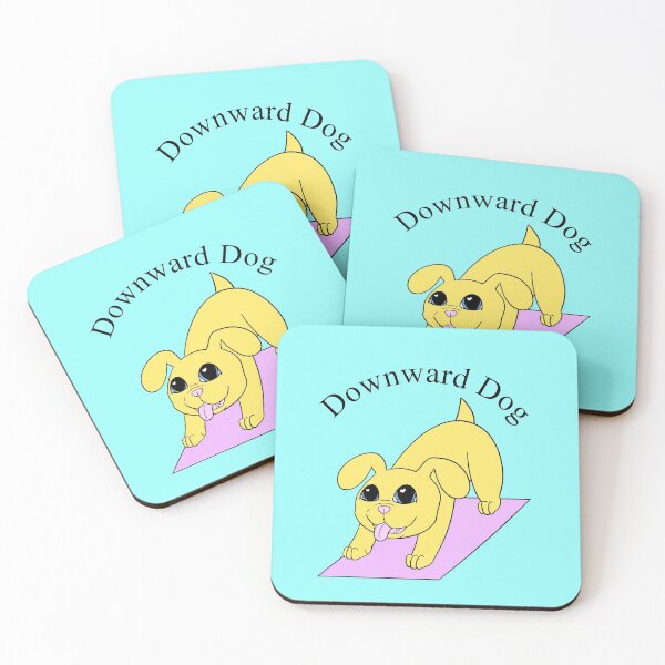 Item preview, Downward Dog Yoga Design designed and sold by CutieCandyMerch.