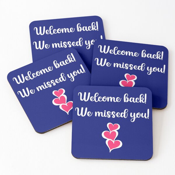 Item preview, WELCOME BACK WE MISSED YOU for Staff, Teachers, Dental Office designed and sold by Greenbaby.