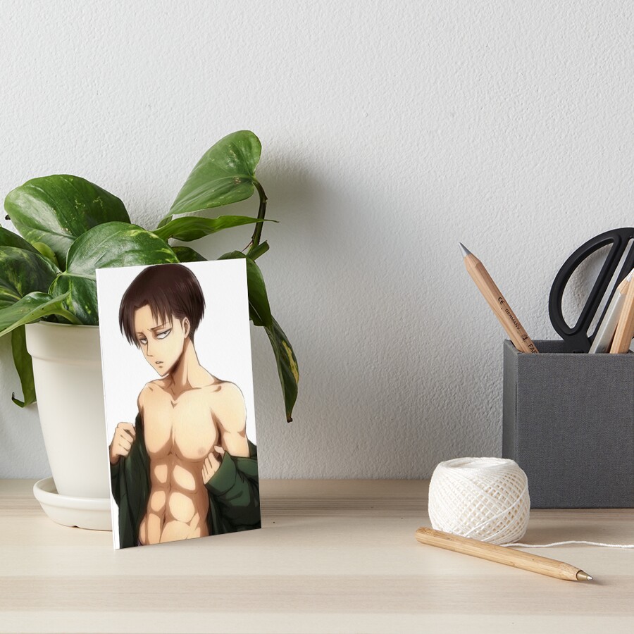 "Levi Ackerman nude Attack on titan" Art Board Print by Cartoon-Star