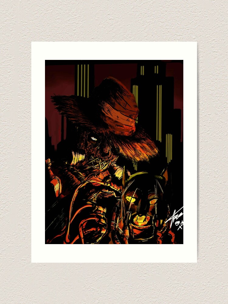Scarecrow scythe  Art Print for Sale by Wildepixel