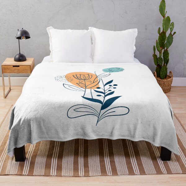 Item preview, Abstract Minimal Flower Leaves designed and sold by YaliliArt.