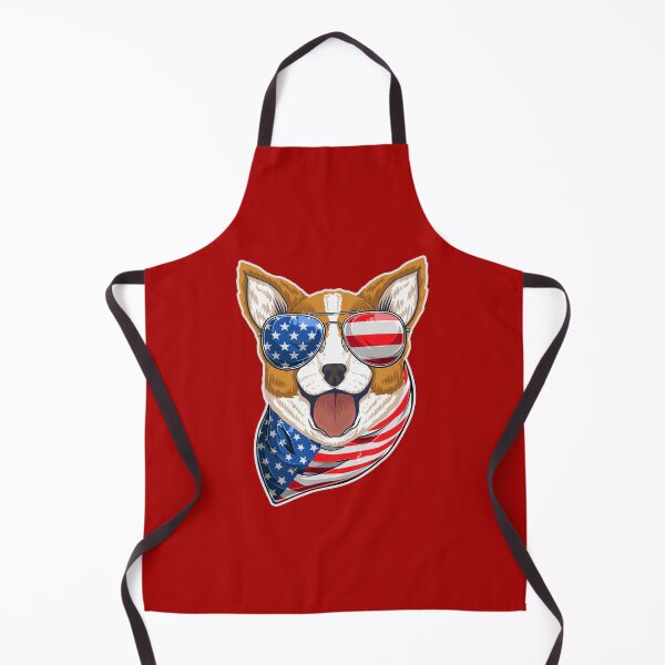Item preview, All American Corgi 4th of July on Red designed and sold by Uppercase Tees.