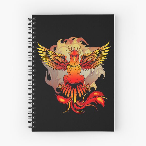 Item preview, Fire phoenix myth bird graphic design designed and sold by brunsch-print.
